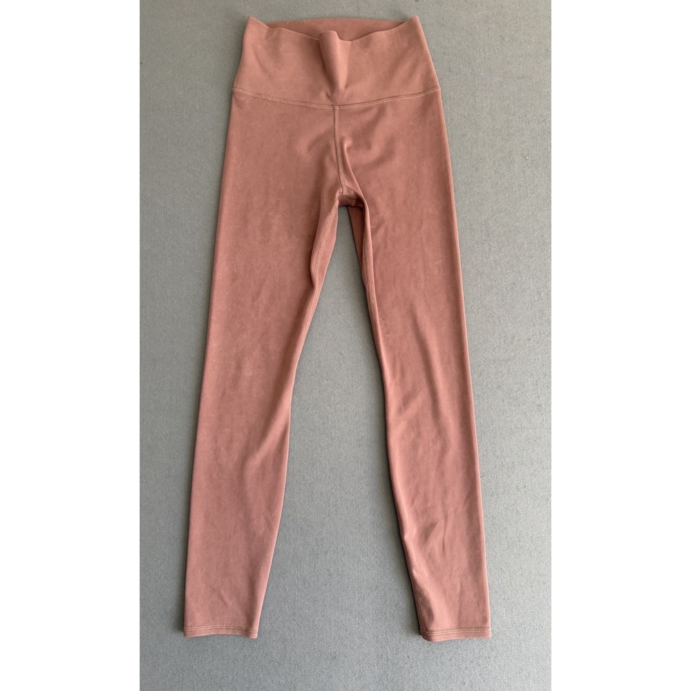 Vouri Women XS/S Washed Studio Legging Marsala Pink Soft Full Length Comfort